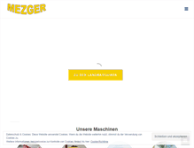 Tablet Screenshot of mezger-landtechnik.de